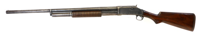 Winchester 1897 pump shotgun RIC Riot gun reverse 